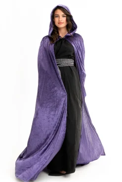 Little Adventures Adult Dark Purple Cloak With Hood> Cloaks