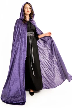 Little Adventures Adult Dark Purple Cloak With Hood> Cloaks