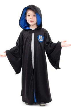 Little Adventures Blue Hooded Wizard Robe><noscript><img width=