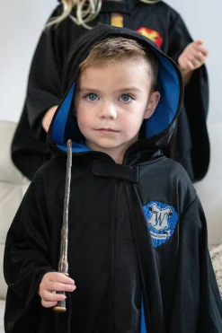Little Adventures Blue Hooded Wizard Robe><noscript><img width=