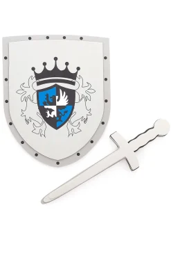 Little Adventures Blue Sword & Shield Set> Knights & Dragons