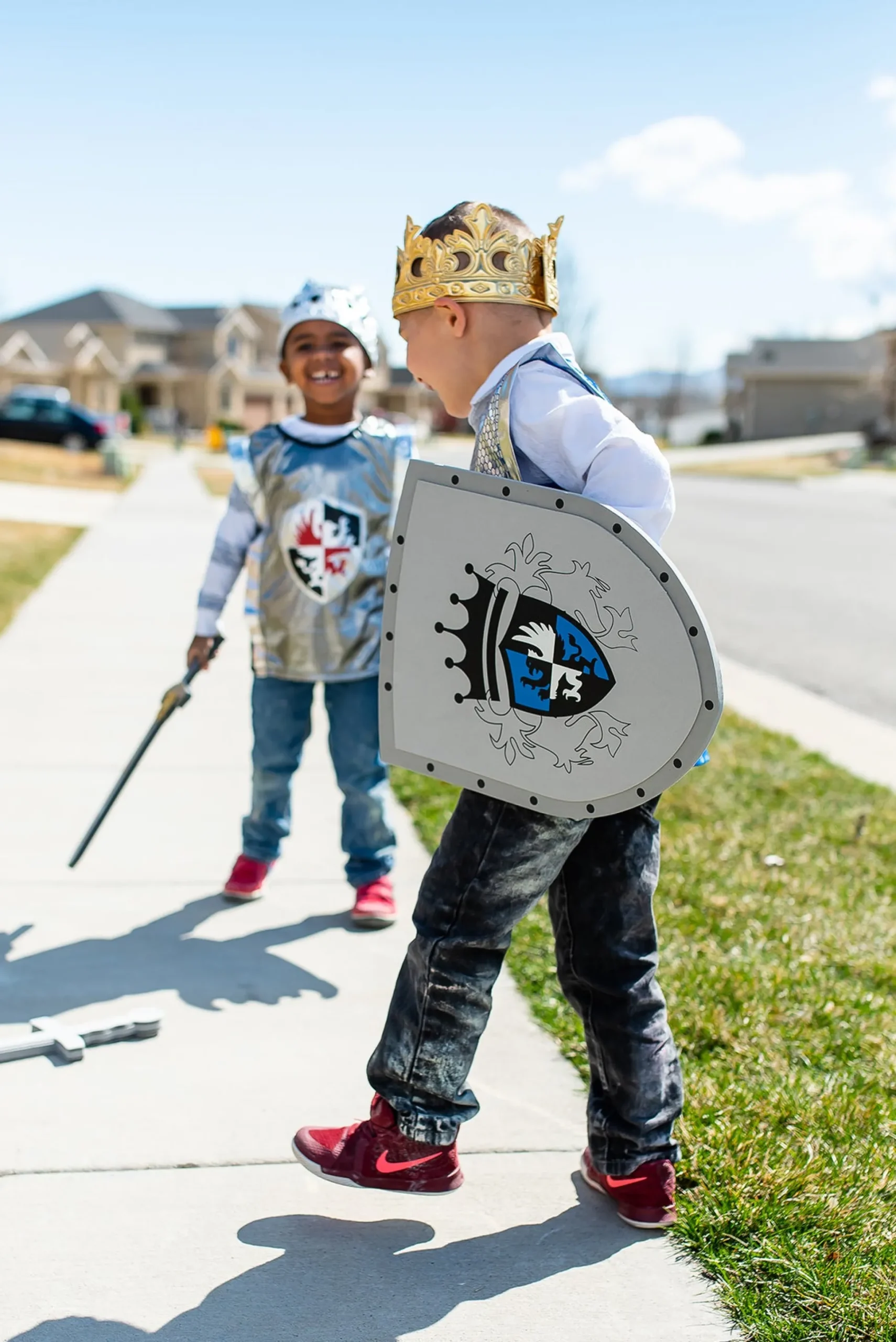 Little Adventures Blue Sword & Shield Set> Knights & Dragons