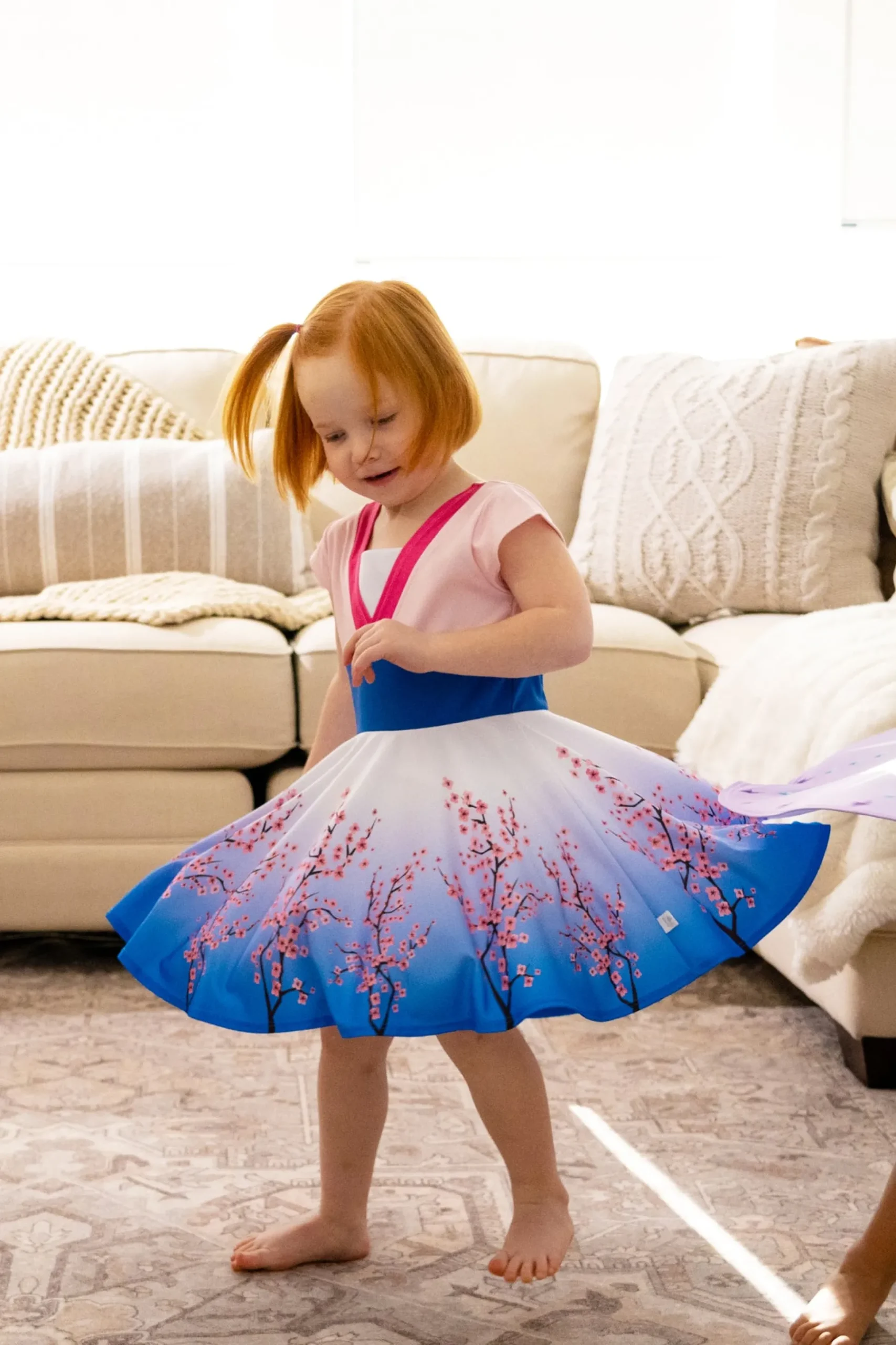 Little Adventures Cherry Blossom Twirl Dress> Twirl Dresses