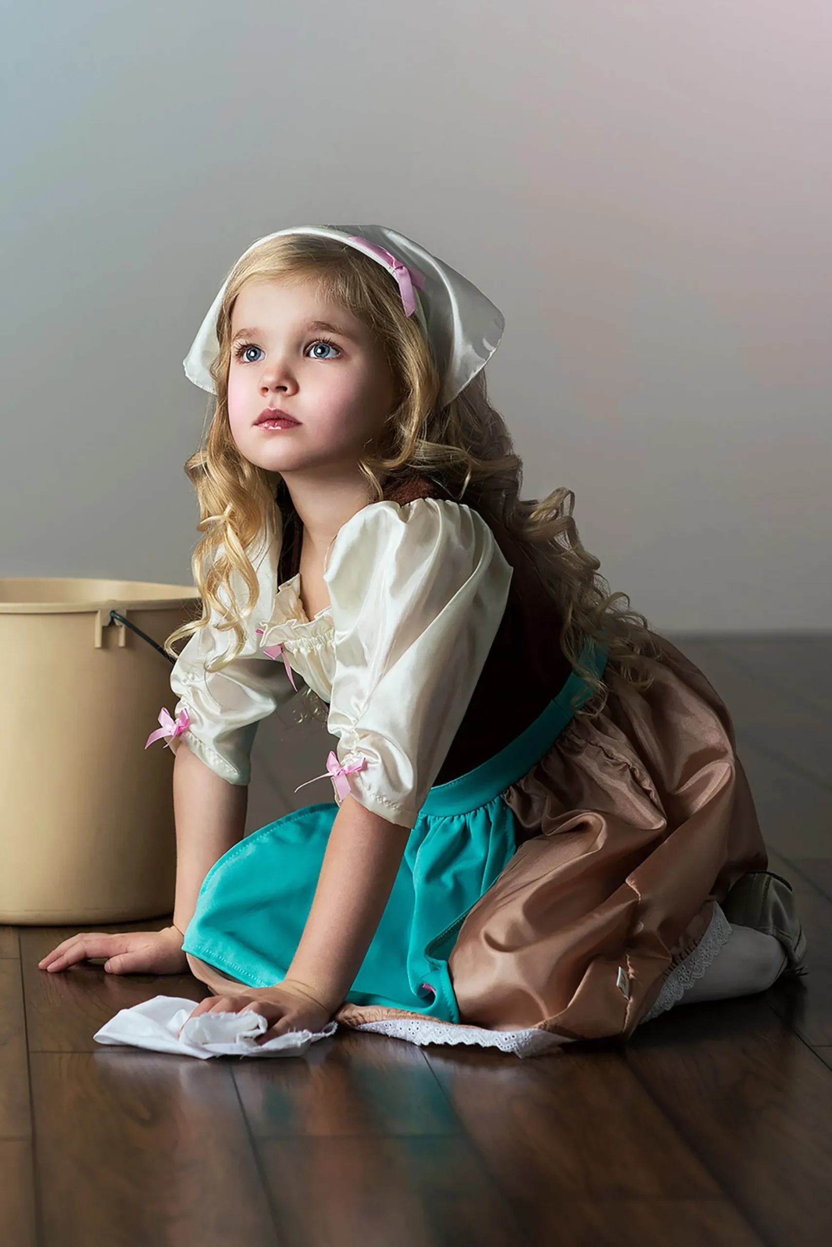 Little Adventures Cinderella Day Dress With Scarf> Dresses