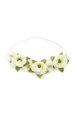 Little Adventures Cream Flower Headband> Accessories