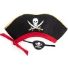 Little Adventures Deluxe Pirate Hat & Eye Patch> Accessories