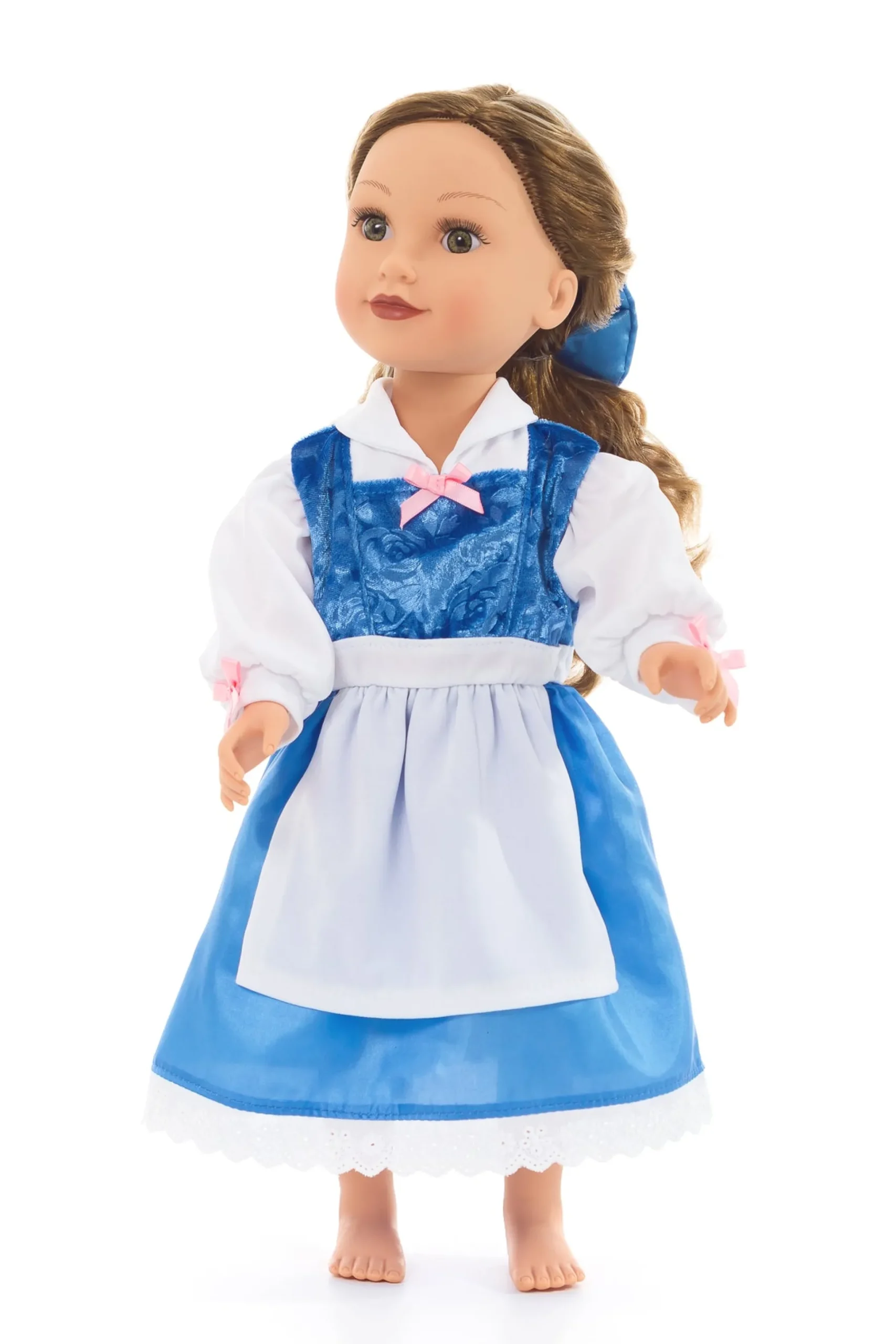 Little Adventures Doll Dress Beauty Day Dress With Hair Bow> Doll Dress Ups