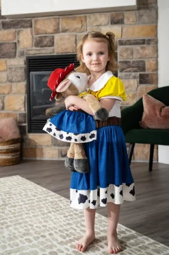 Little Adventures Doll Dress Cowgirl With Hat><noscript><img width=
