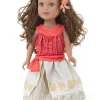 Little Adventures Doll Dress Island Princess W/Hair Clip> Doll Dress Ups