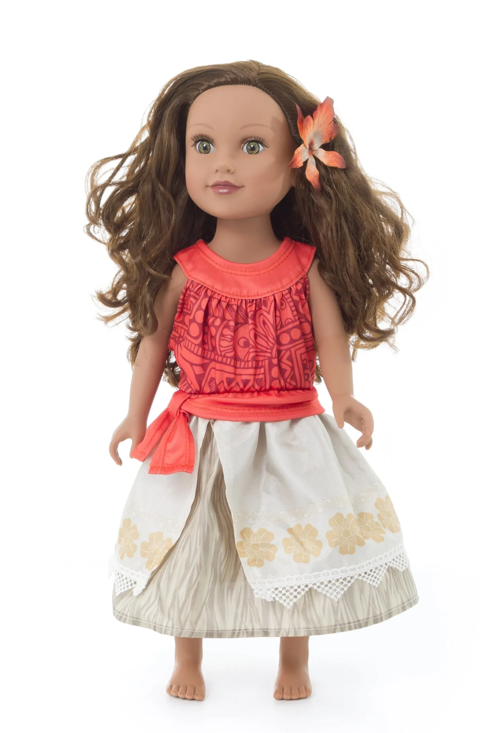 Little Adventures Doll Dress Island Princess W/Hair Clip> Doll Dress Ups