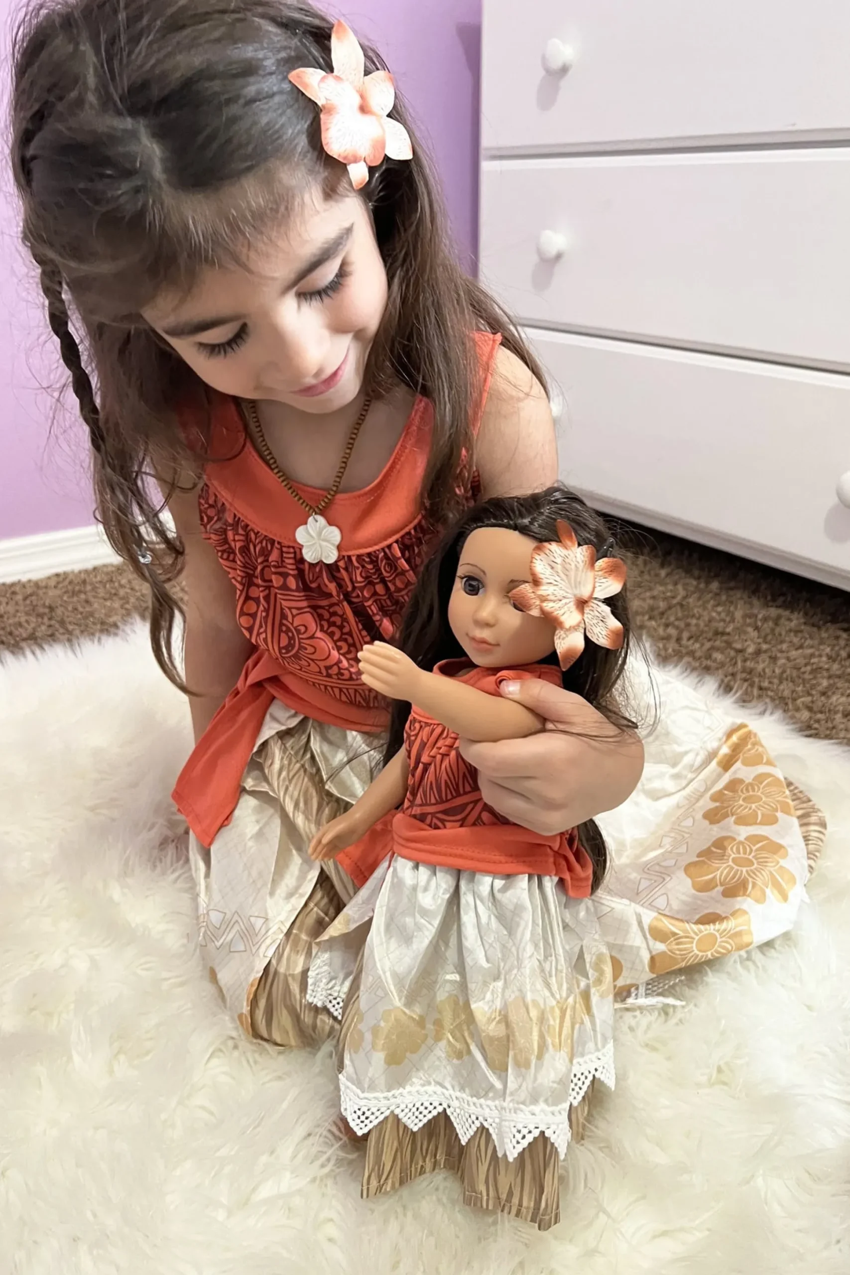 Little Adventures Doll Dress Island Princess W/Hair Clip> Doll Dress Ups