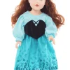 Little Adventures Doll Dress Mermaid Day Dress With Hair Bow> Doll Dress Ups
