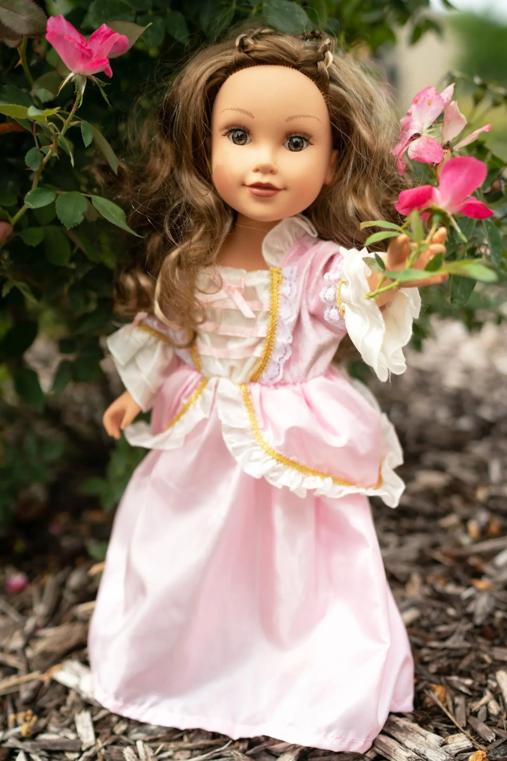 Little Adventures Doll Dress Pink Vintage Princess> Doll Dress Ups