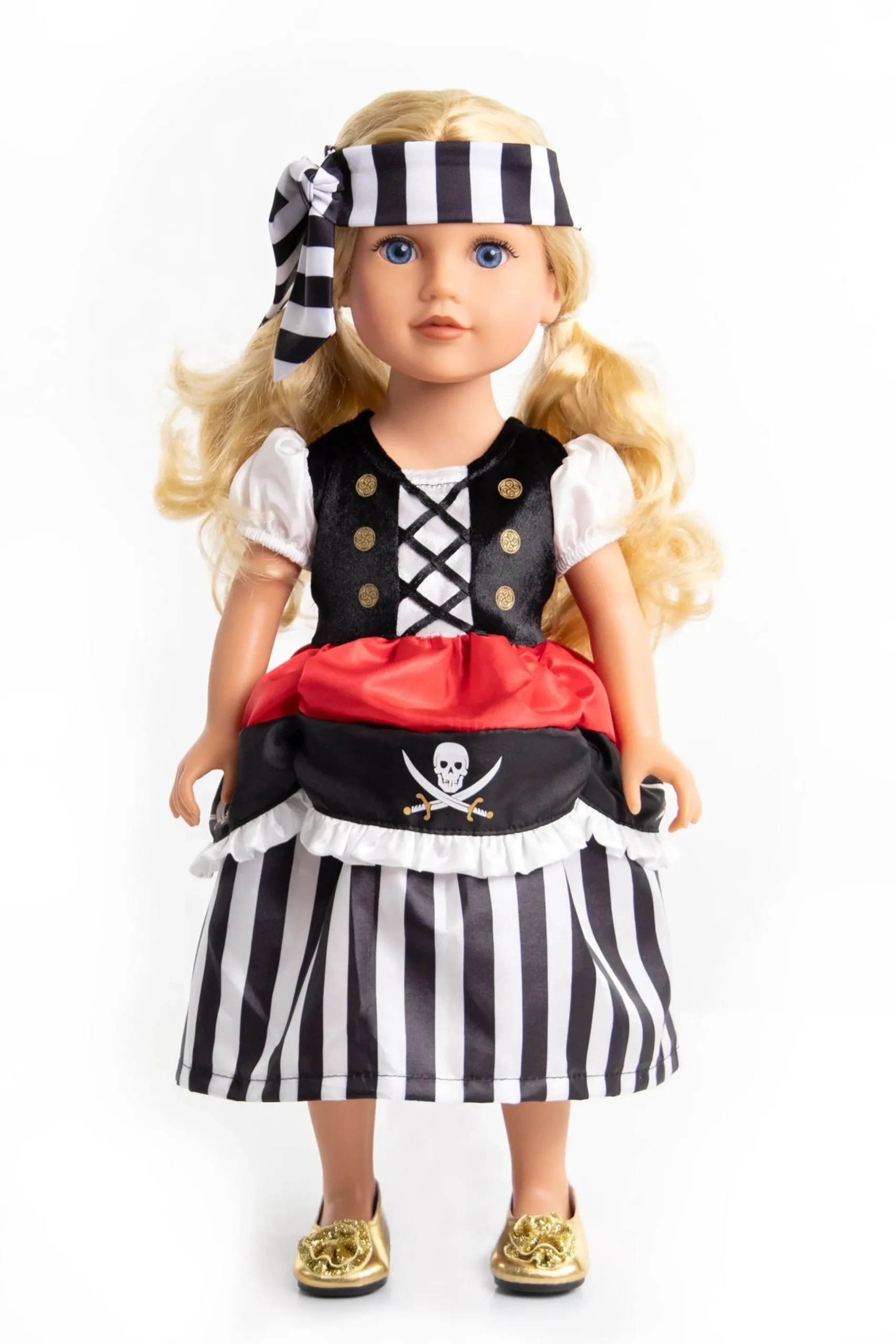 Little Adventures Doll Dress Pirate With Headband> Doll Dress Ups