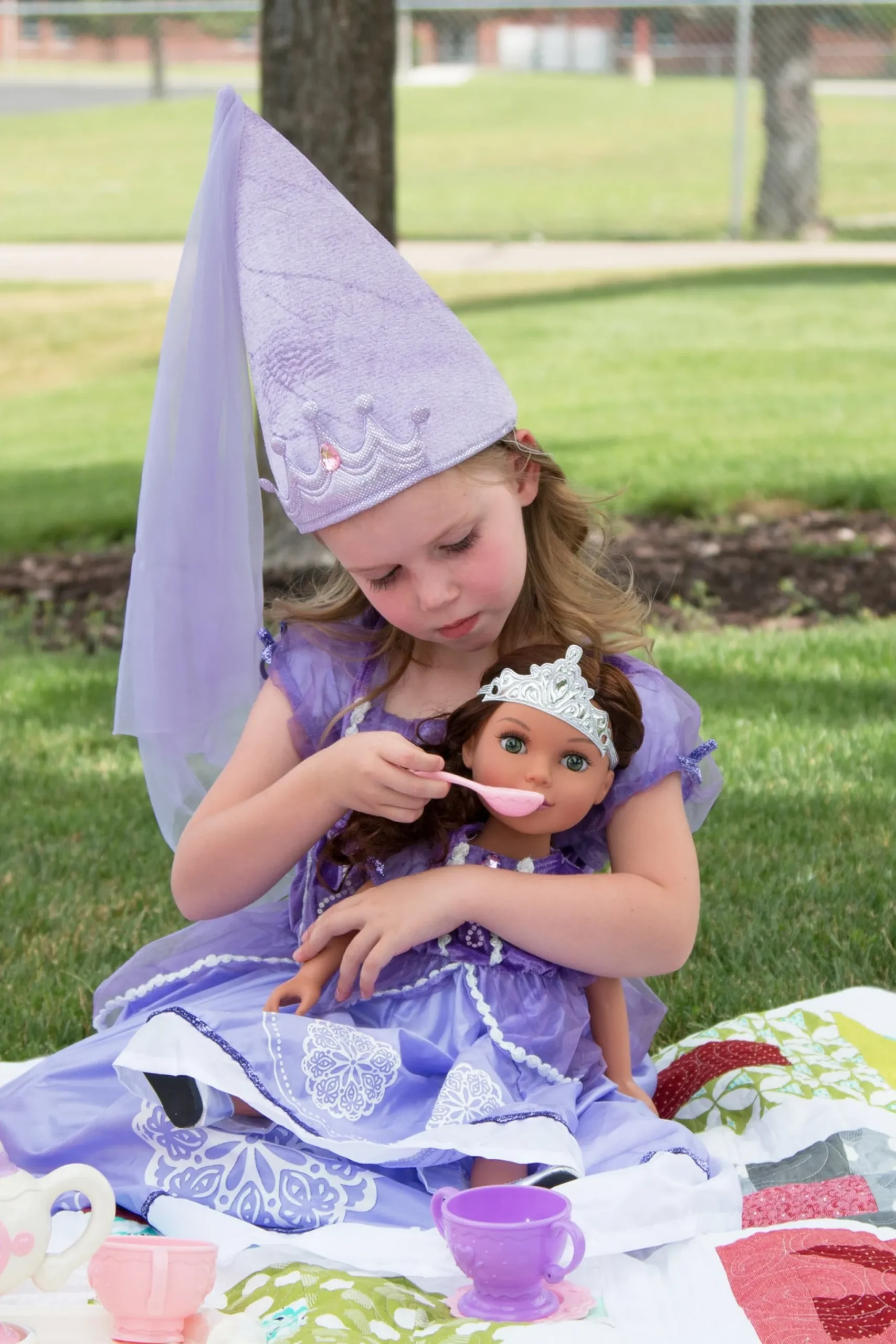 Little Adventures Doll Dress Purple Amulet Princess> Doll Dress Ups