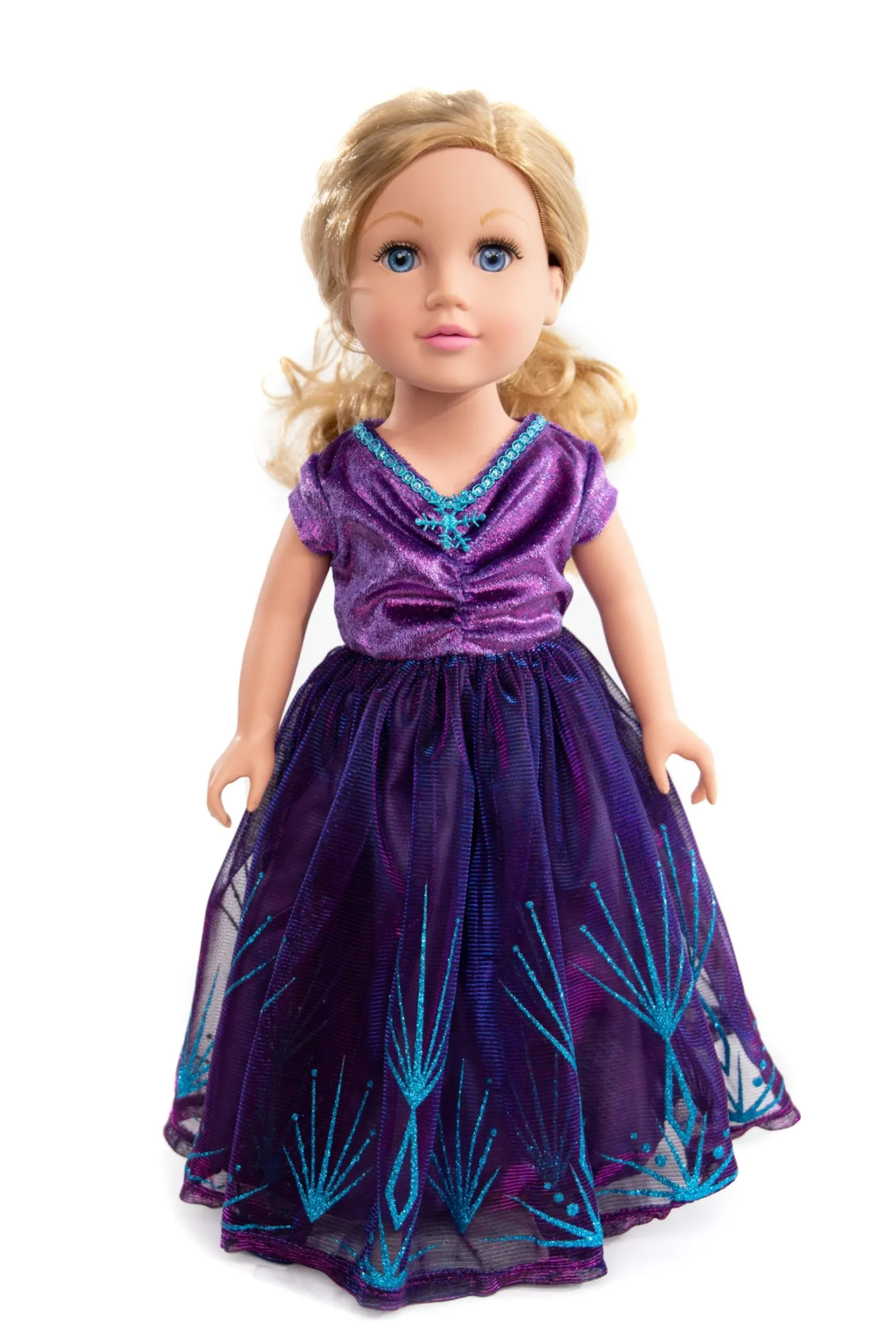 Little Adventures Doll Dress Purple Ice Princess> Doll Dress Ups