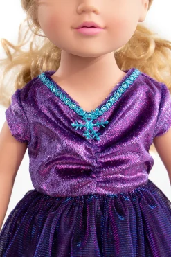 Little Adventures Doll Dress Purple Ice Princess> Doll Dress Ups