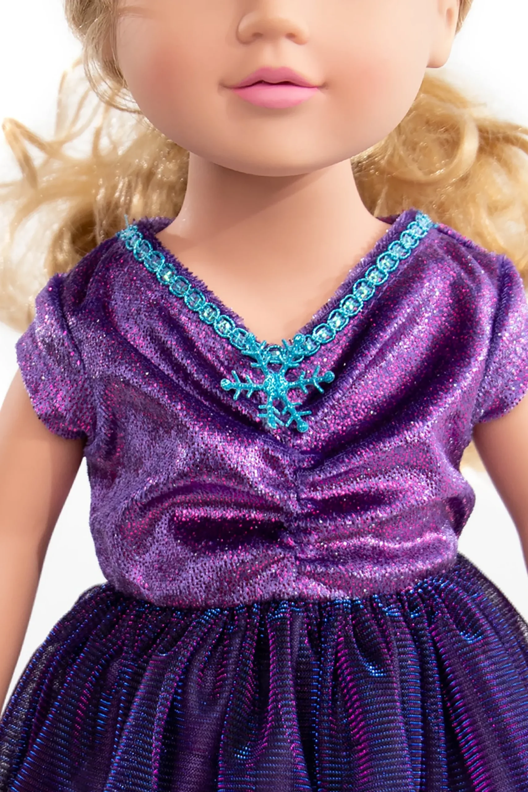 Little Adventures Doll Dress Purple Ice Princess> Doll Dress Ups