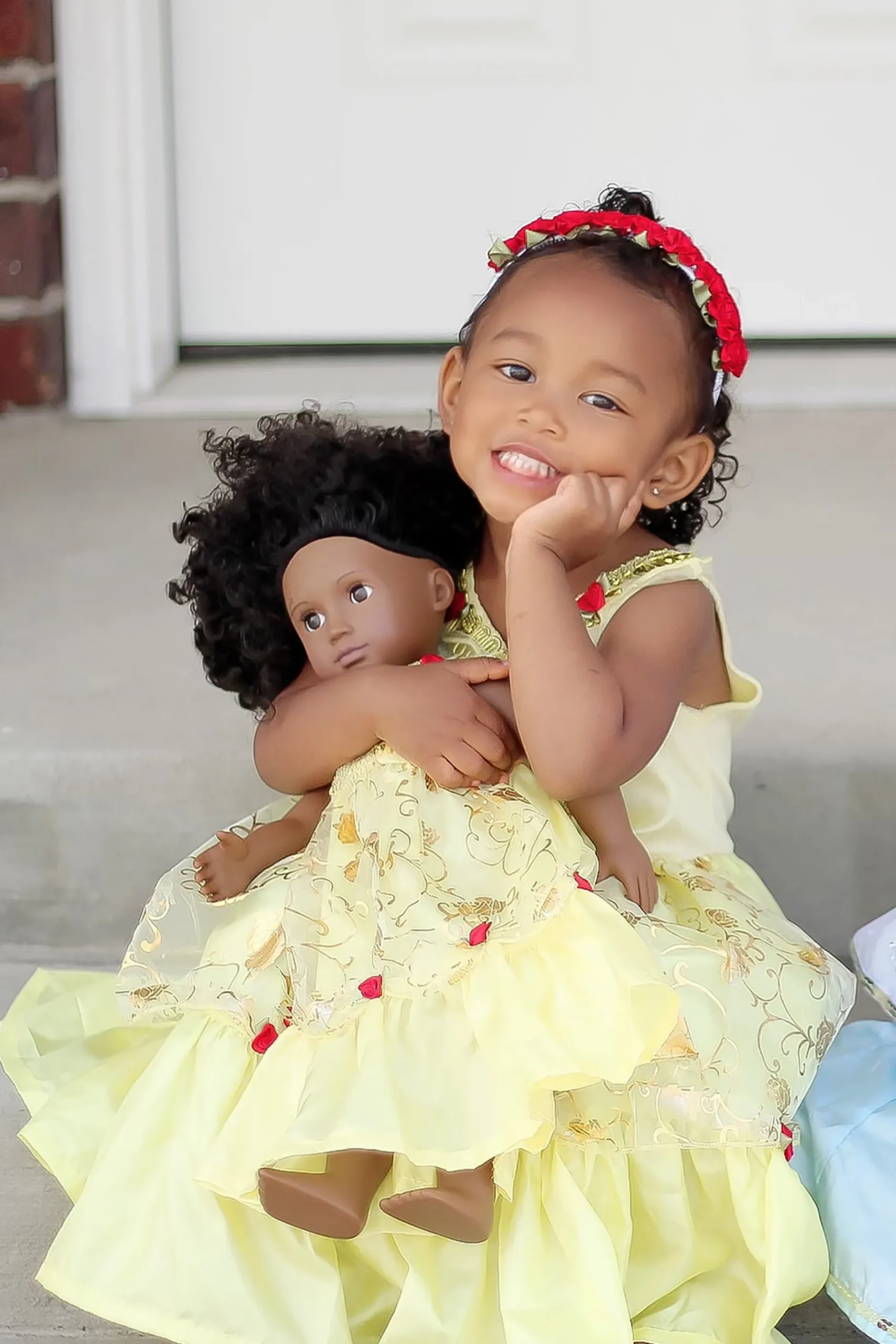 Little Adventures Doll Dress Yellow Beauty> Doll Dress Ups