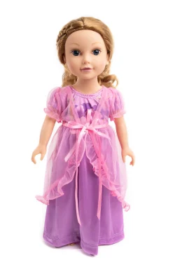 Little Adventures Doll Nightgown Rapunzel With Pink Robe> Doll Dress Ups