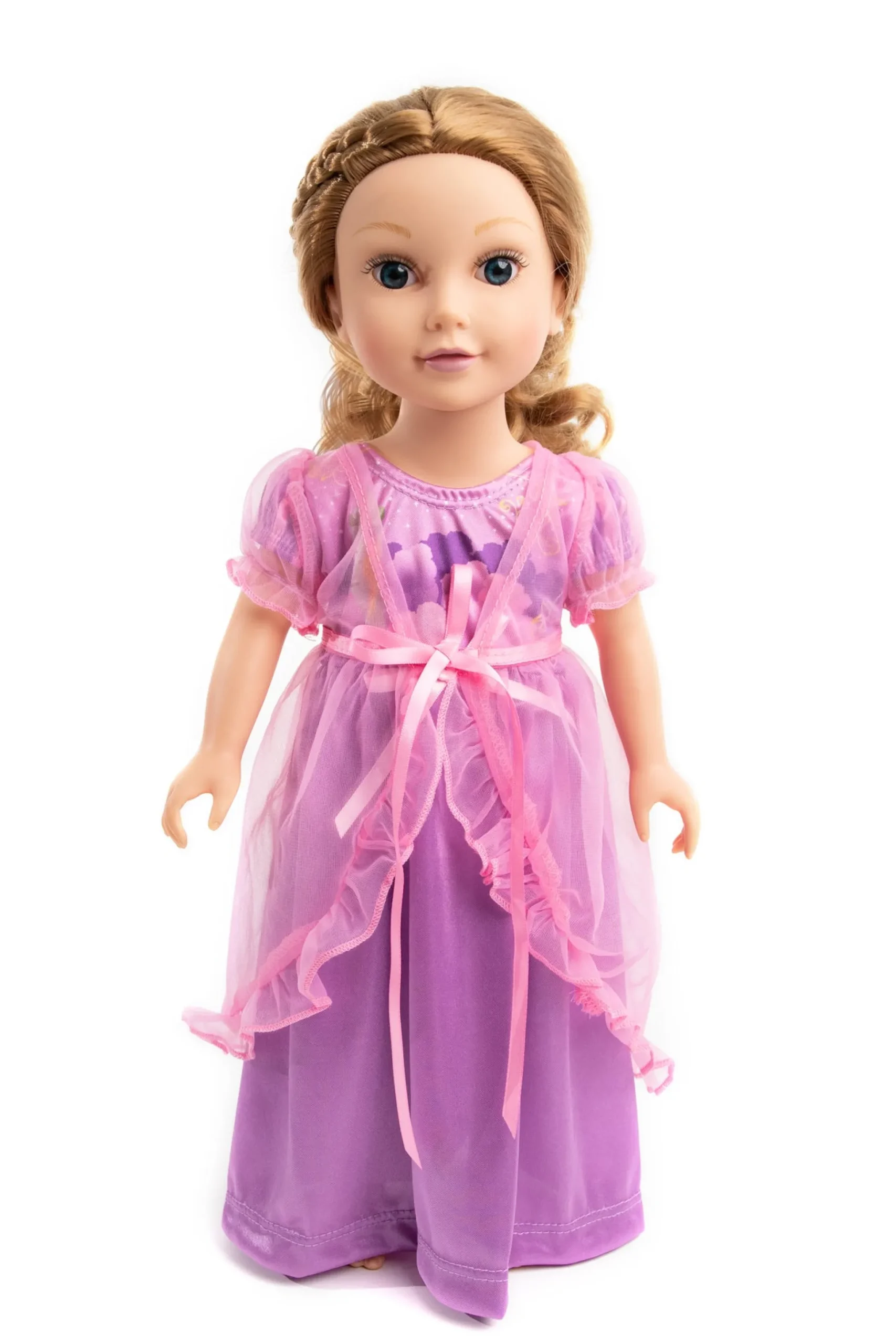 Little Adventures Doll Nightgown Rapunzel With Pink Robe> Doll Dress Ups