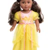 Little Adventures Doll Nightgown Yellow Beauty With Yellow Robe> Doll Dress Ups