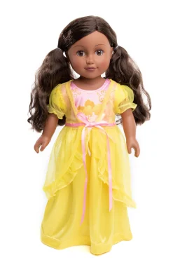 Little Adventures Doll Nightgown Yellow Beauty With Yellow Robe> Doll Dress Ups