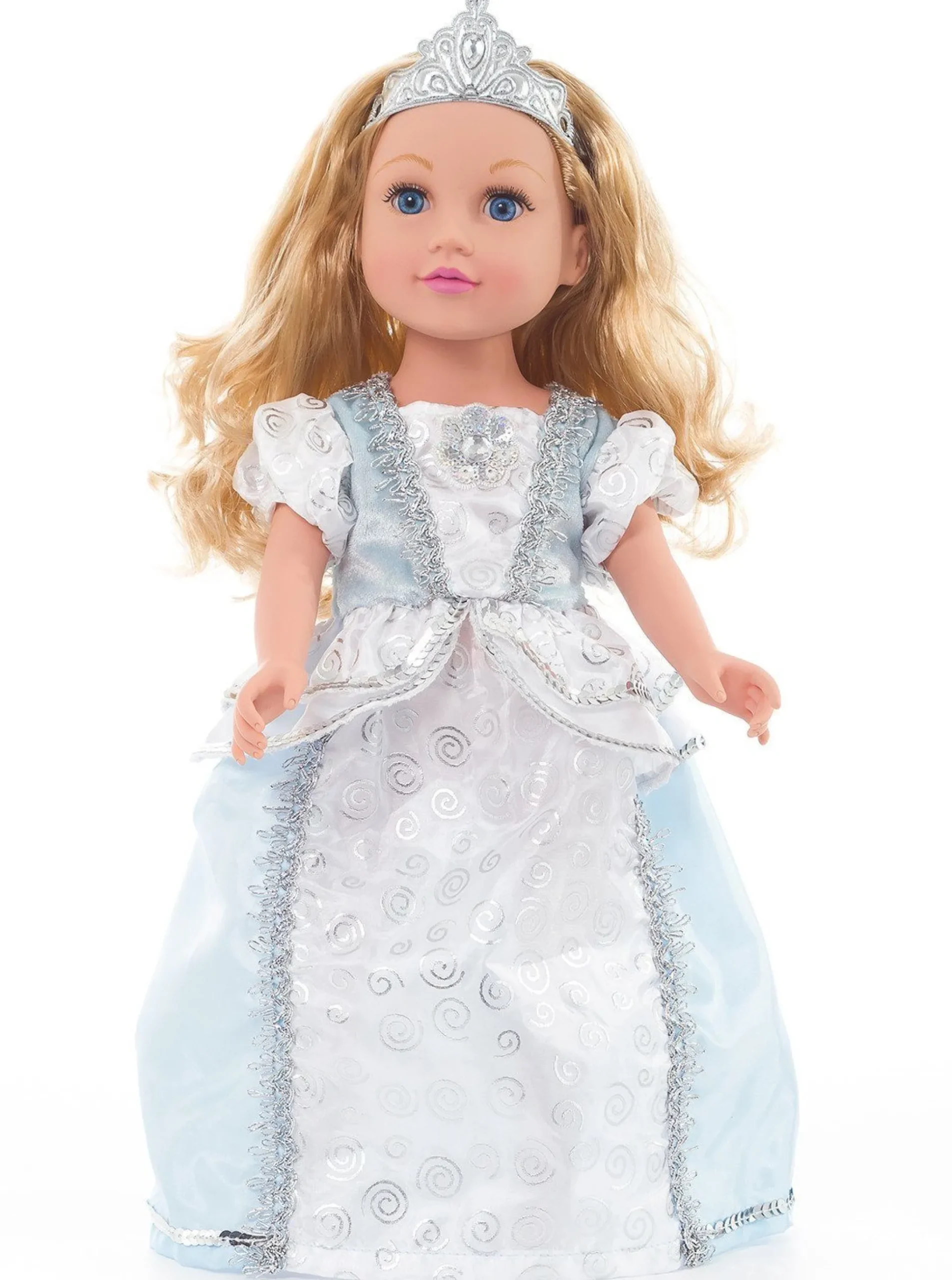 Little Adventures Doll Shoes And Tiara Silver> Doll Dress Ups