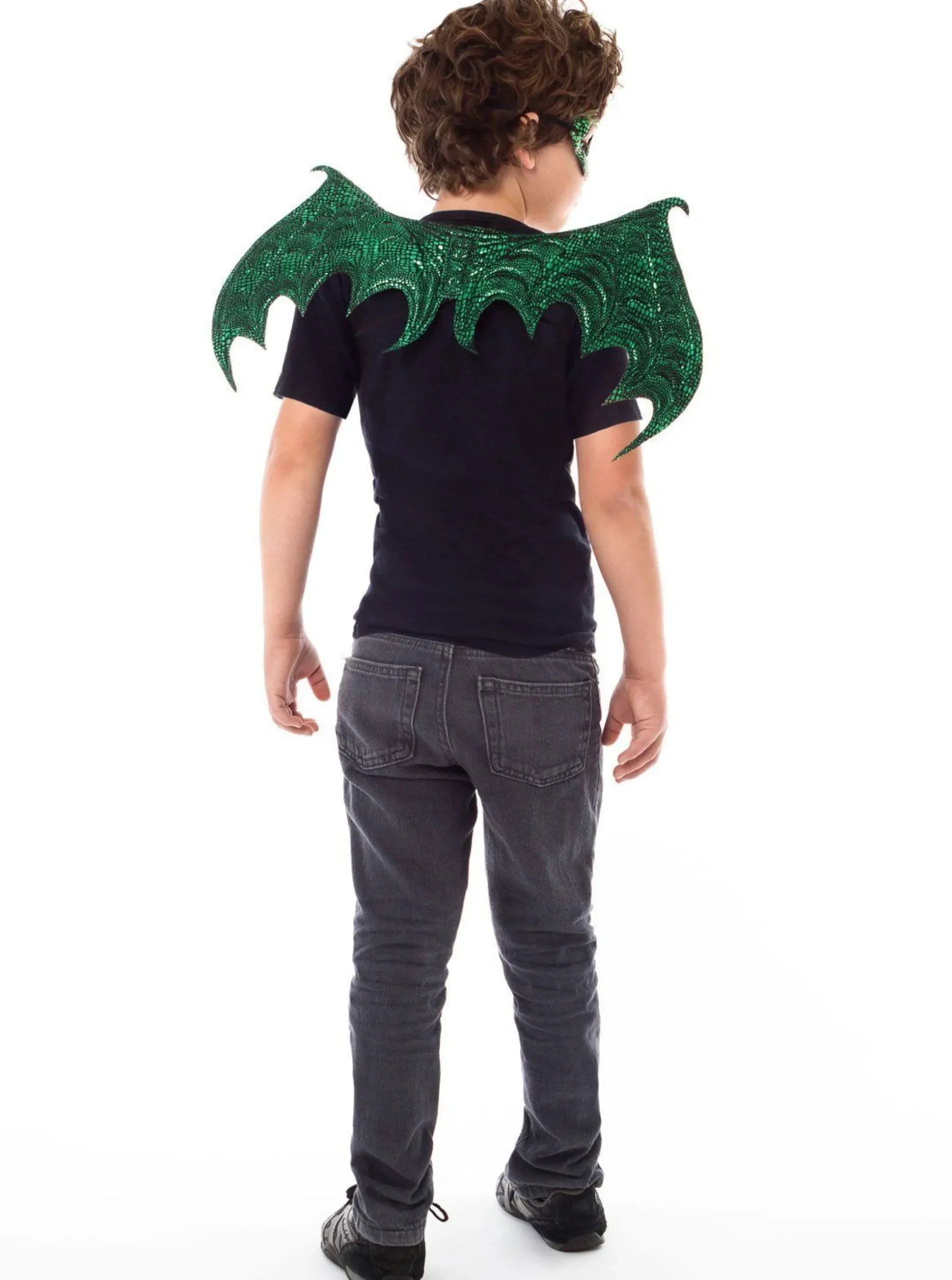 Little Adventures Green Dragon Wing & Mask Set> Knights & Dragons