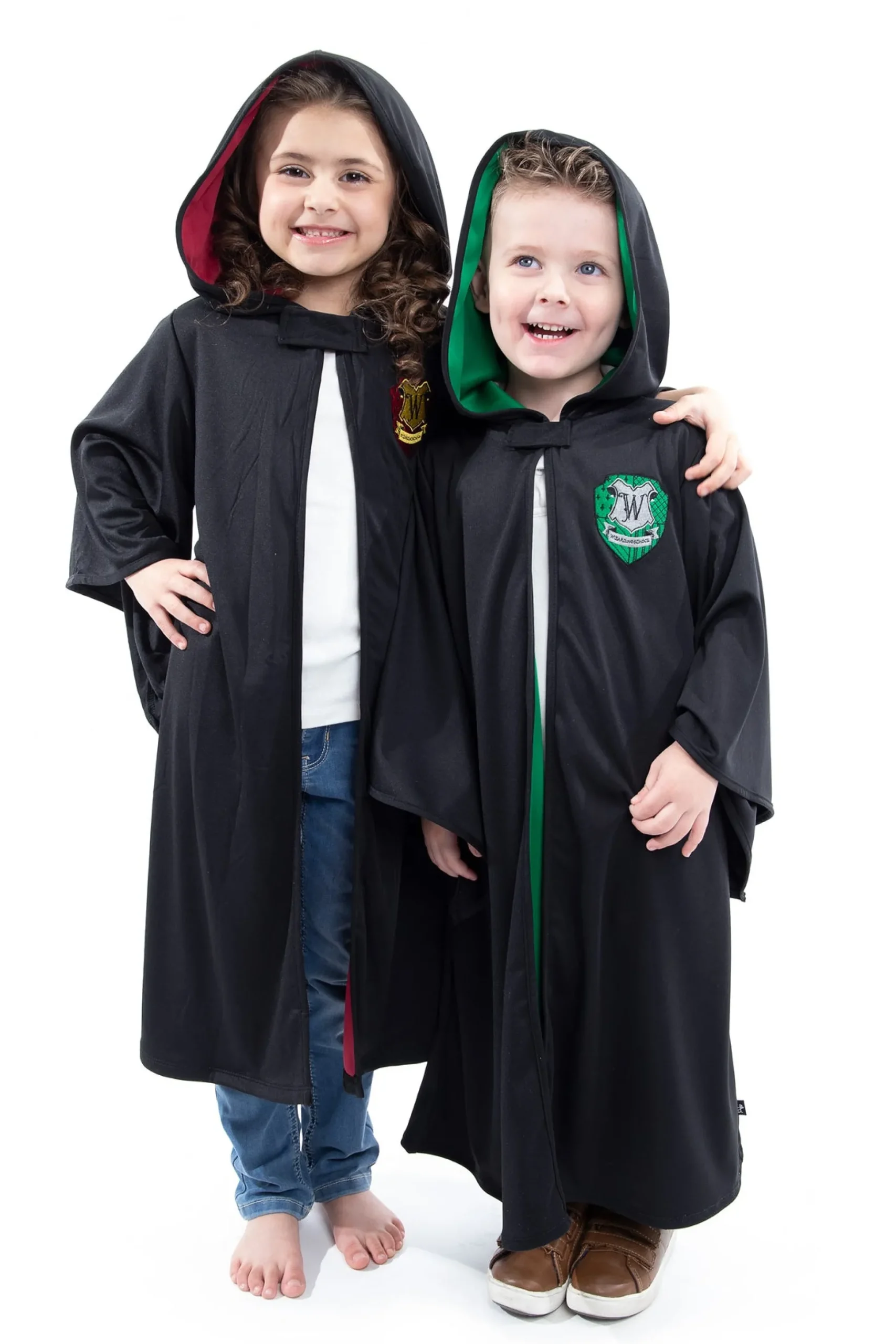 Little Adventures Green Hooded Wizard Robe> Cloaks