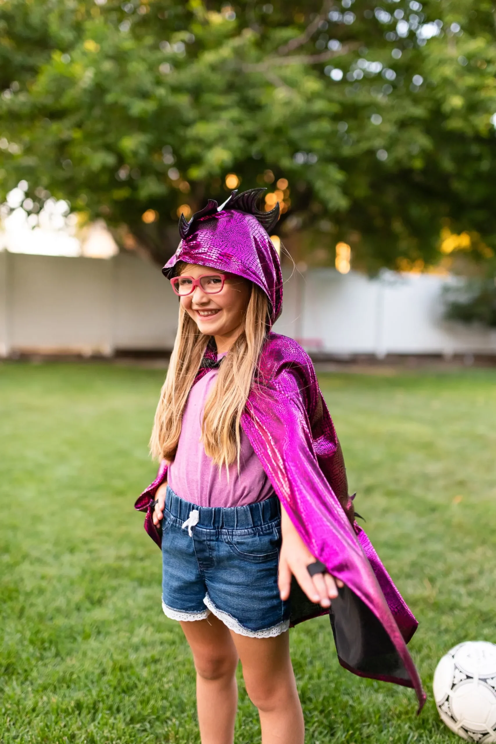 Little Adventures Magenta Dragon Cloak> Dress Ups