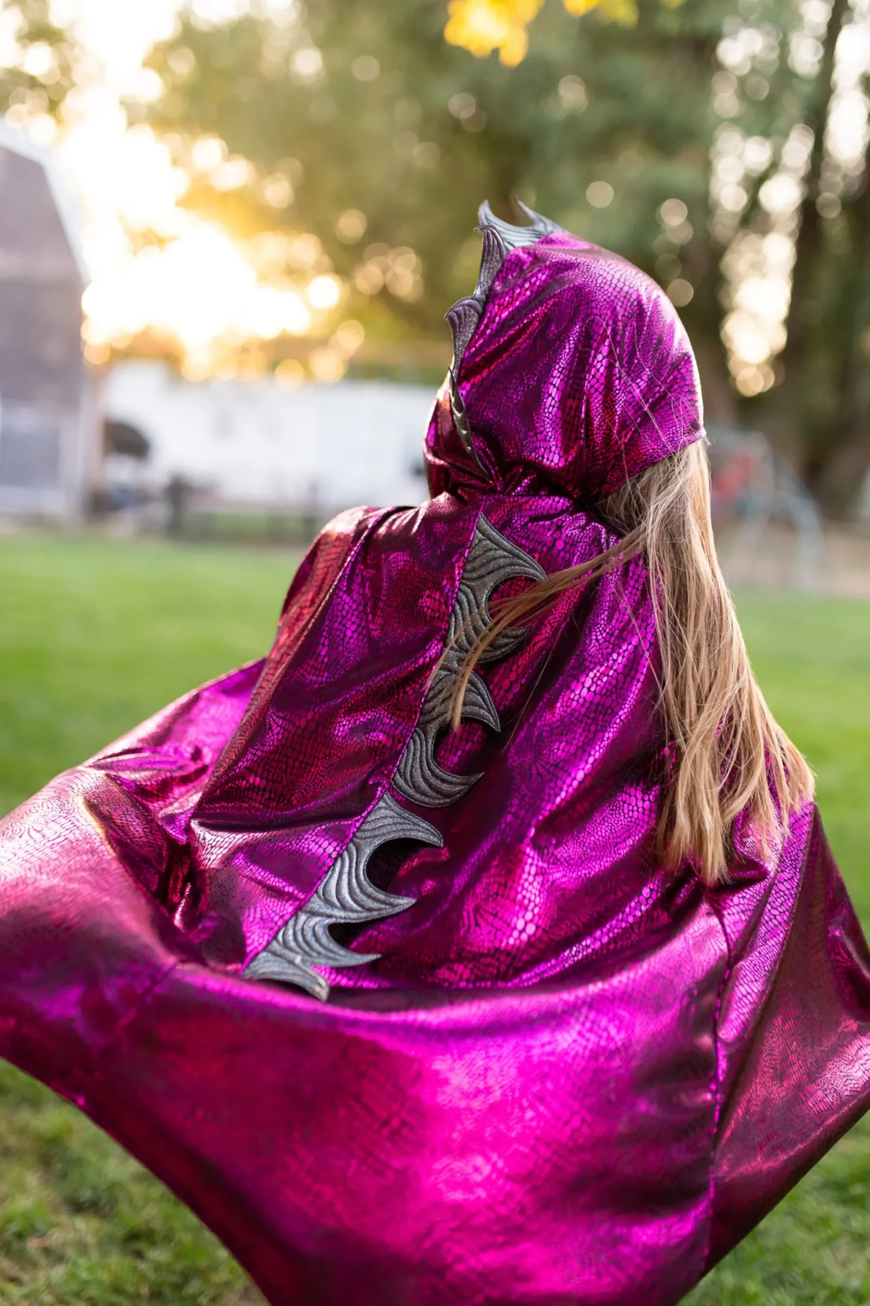 Little Adventures Magenta Dragon Cloak> Cloaks