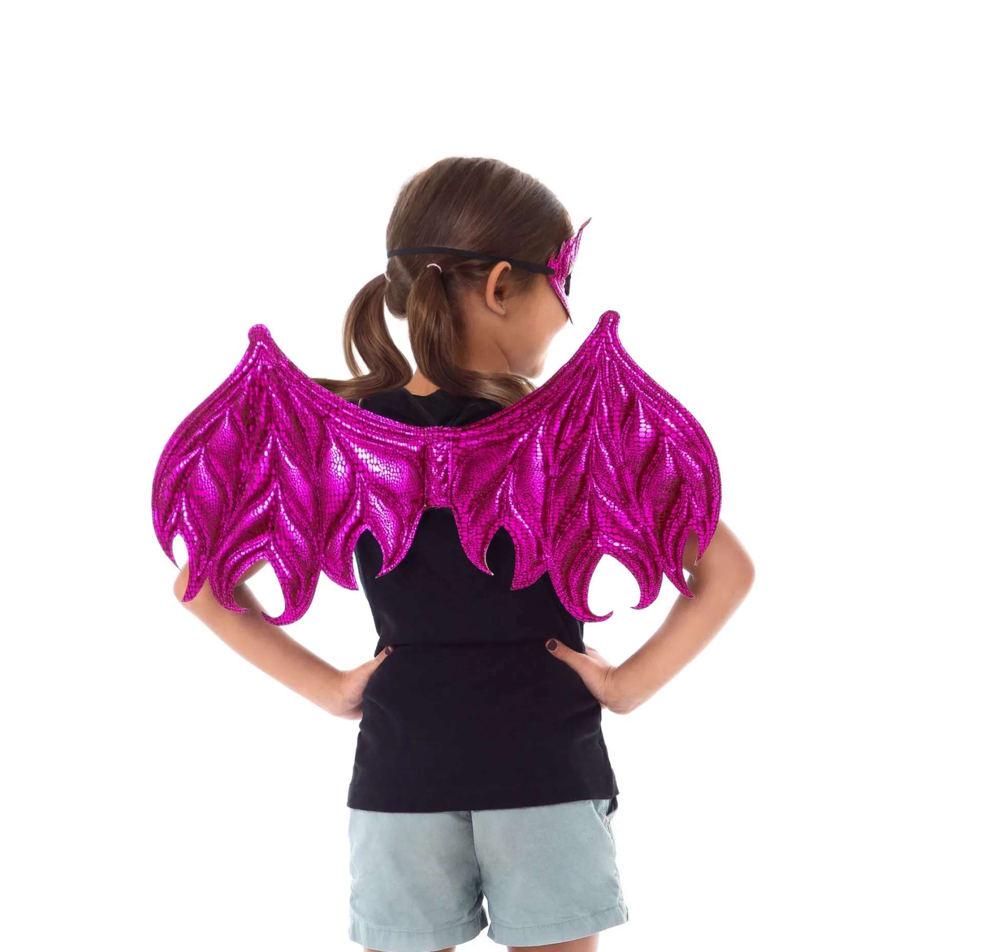 Little Adventures Magenta Dragon Wings & Mask Set> Accessories