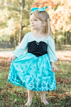 Little Adventures Mermaid Day Dress With Bow><noscript><img width=