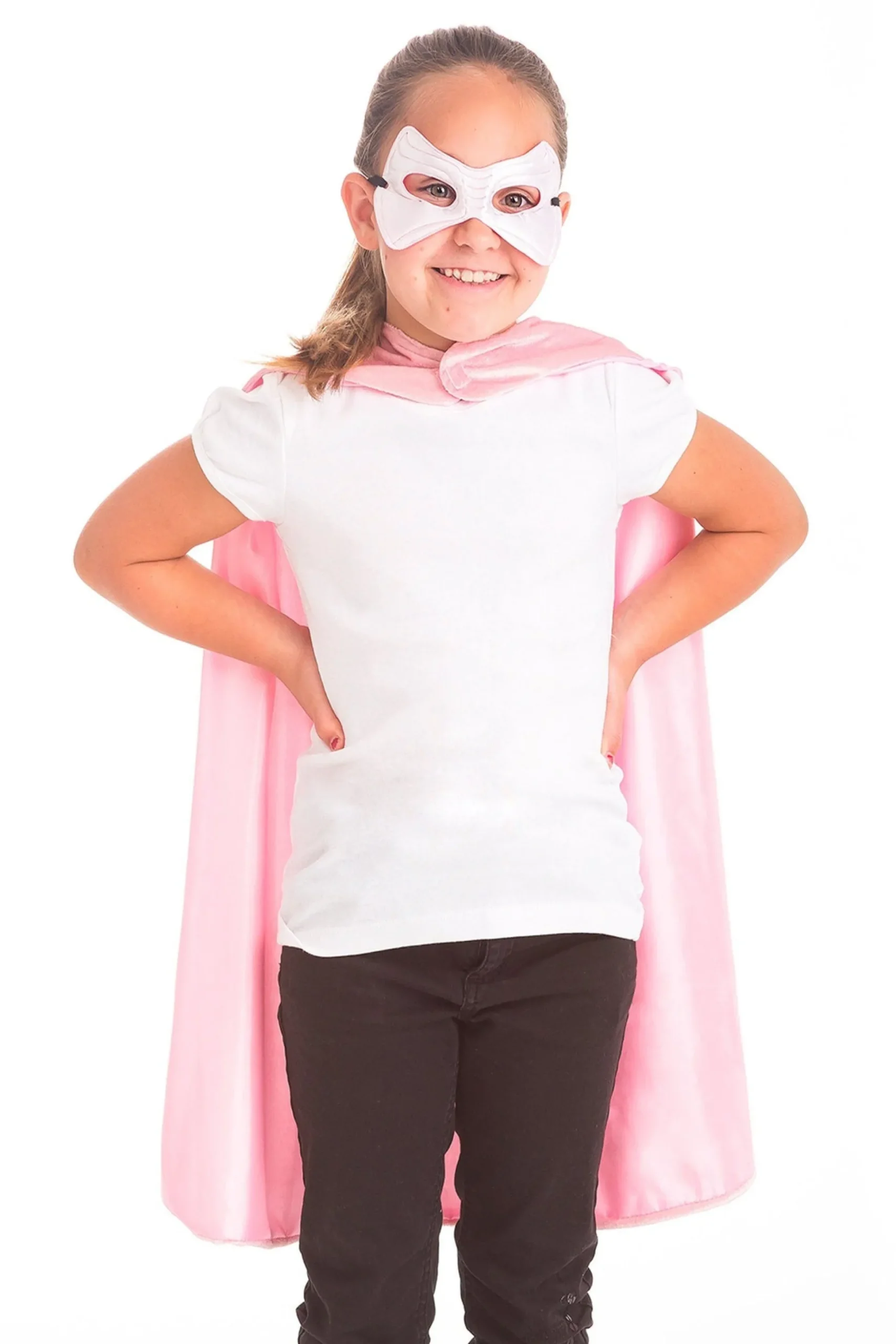 Little Adventures Pink Crown Cape & Mask Set> Super Hero