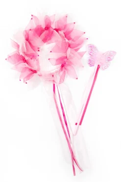 Little Adventures Pink Fairy Halo & Wand> Accessories