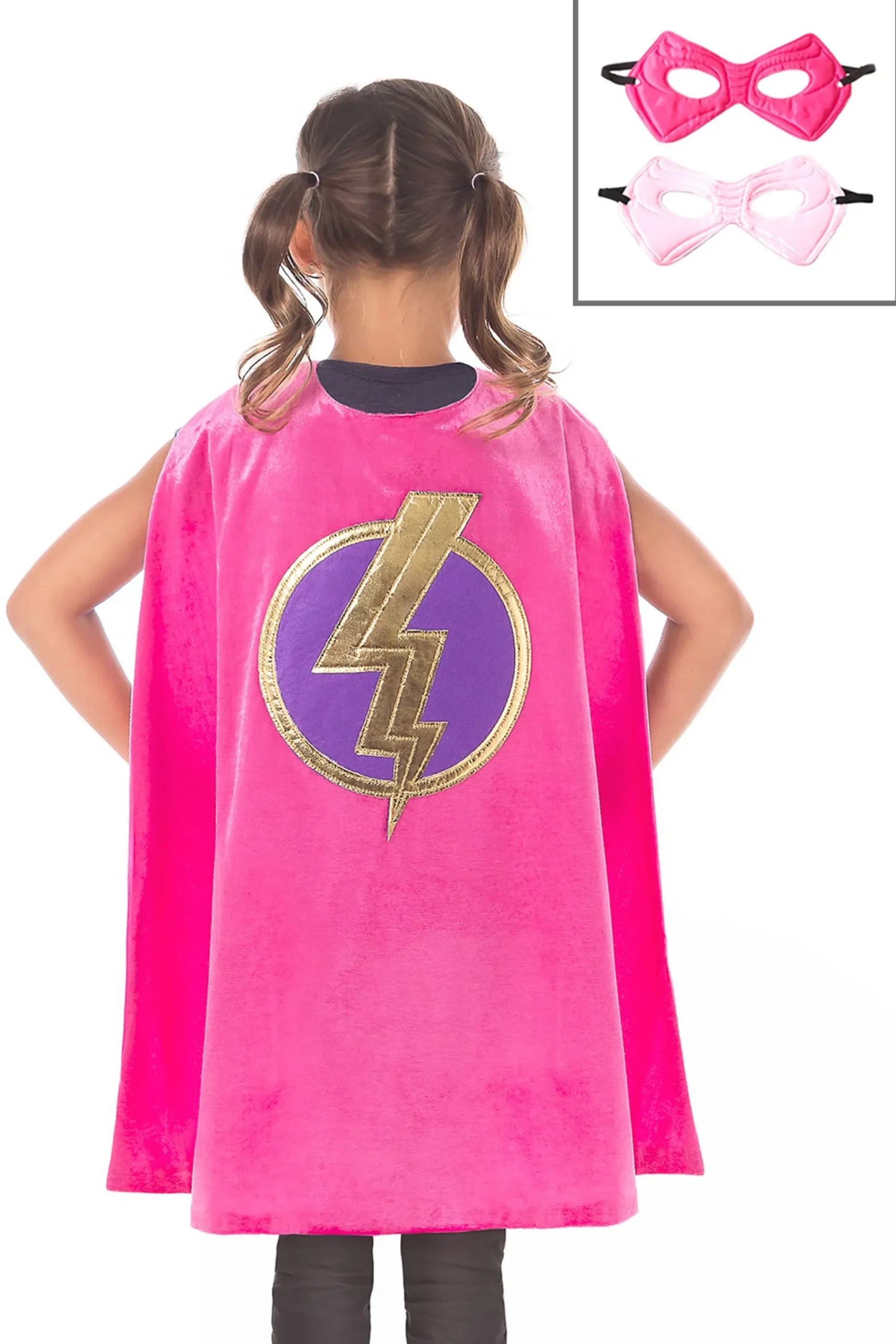 Little Adventures Pink Hero Cape & Mask Set> Dress Ups