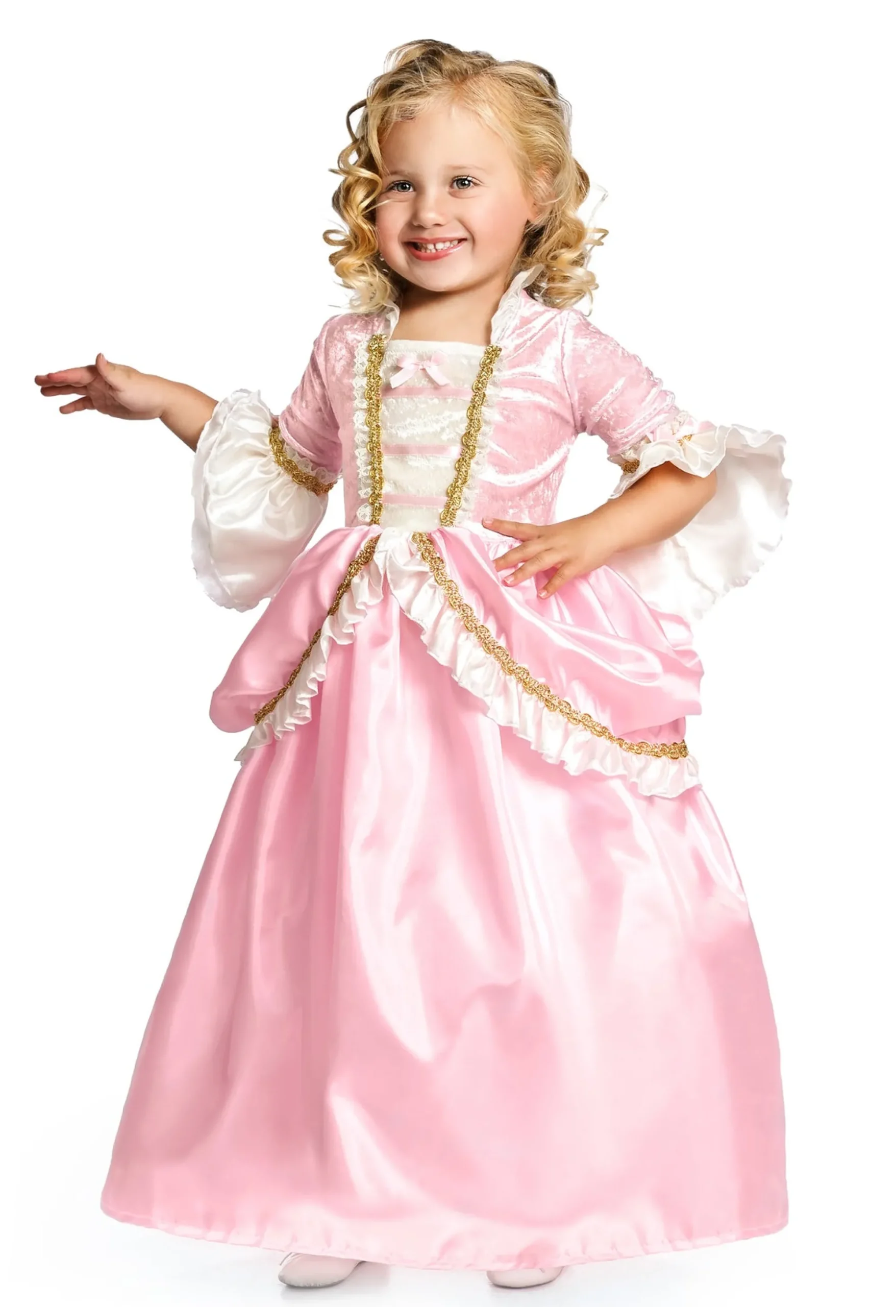 Little Adventures Pink Vintage Princess Dress> Dresses