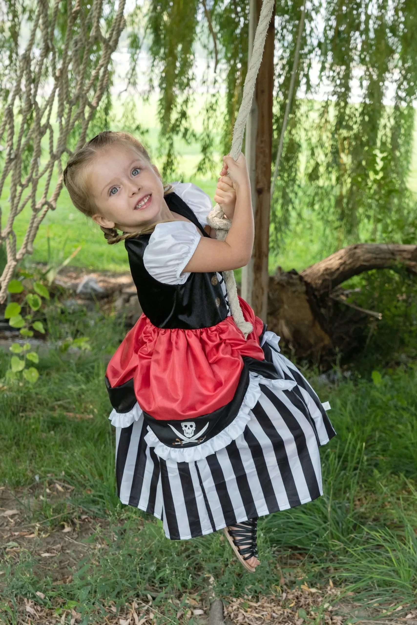 Little Adventures Pirate Dress With Headband> Pirates