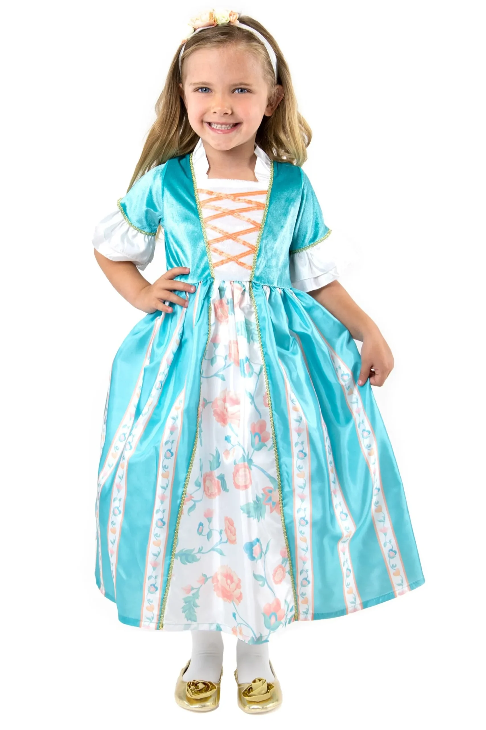 Little Adventures Princess Ava With Headband> Dresses