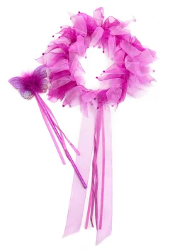 Little Adventures Purple Fairy Halo & Wand> Accessories