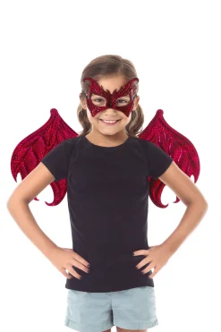Little Adventures Red Dragon Wing & Mask Set> Knights & Dragons