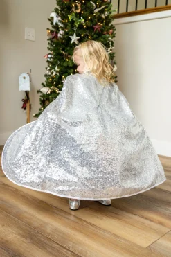 Little Adventures Silver Shimmer Cloak><noscript><img width=