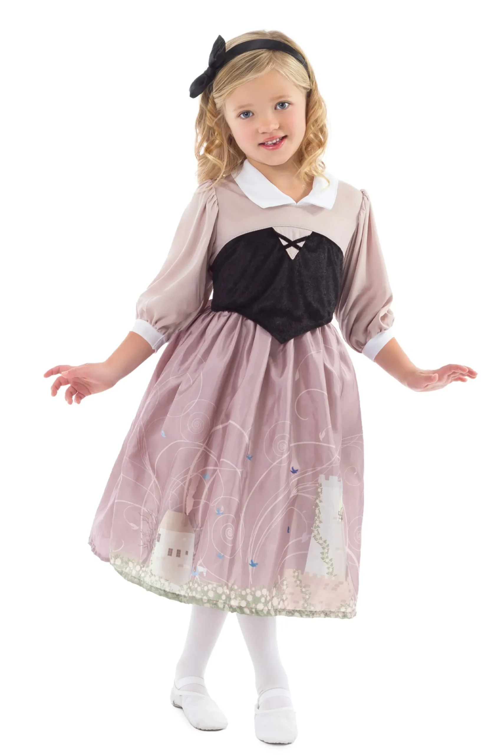 Little Adventures Sleeping Beauty Day Dress With Headband> Dresses