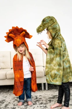 Little Adventures Triceratops Hooded Animal Cloak><noscript><img width=