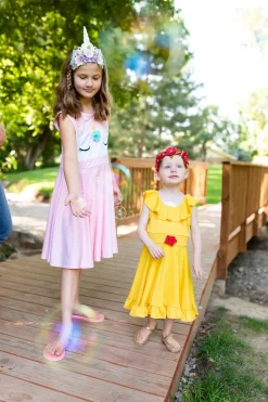 Little Adventures Unicorn Twirl Dress Pink><noscript><img width=