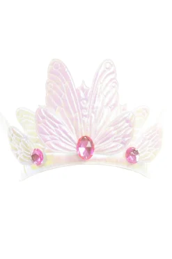 Little Adventures White Butterfly Soft Crown> Accessories