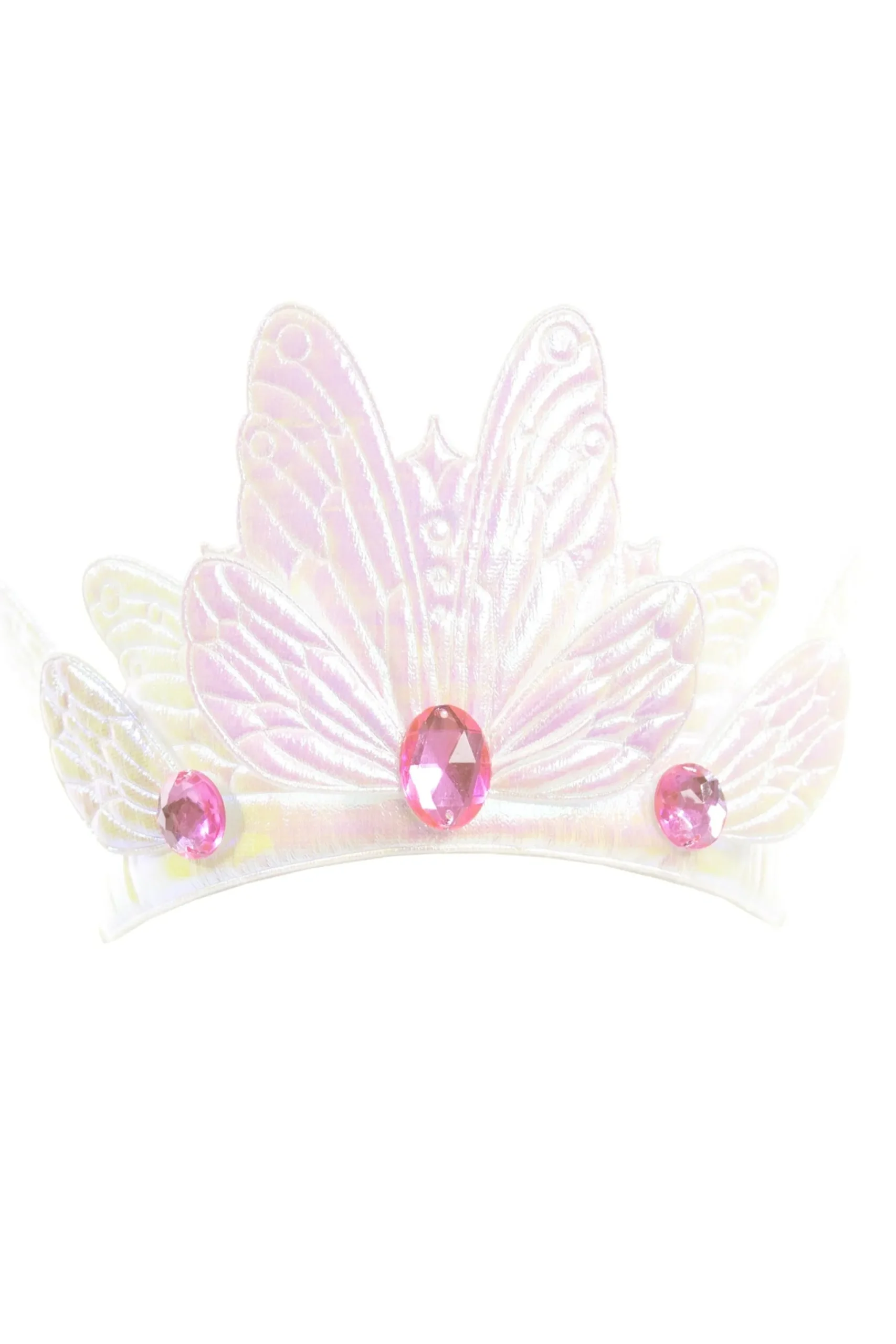 Little Adventures White Butterfly Soft Crown> Accessories