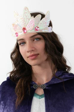 Little Adventures White Butterfly Soft Crown><noscript><img width=
