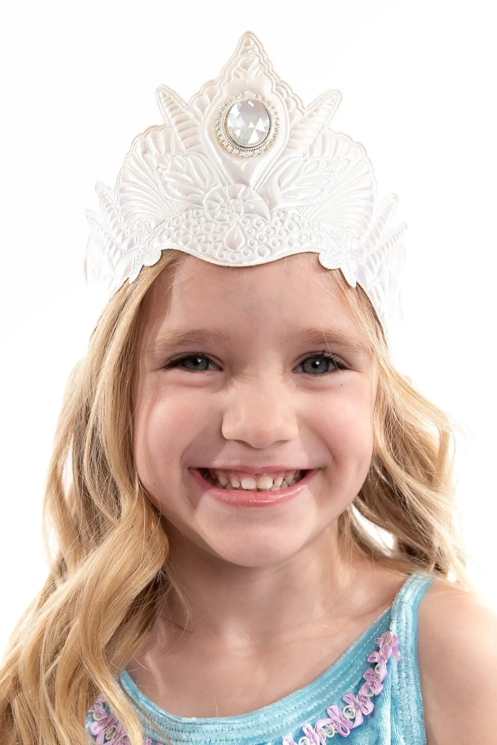 Little Adventures White Mermaid Soft Crown> Accessories